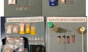 Empat Pelaku Diduga Pengedar Sabu Diringkus Polisi