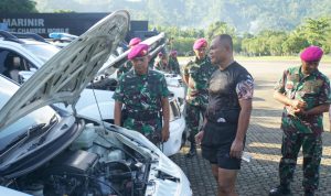 Danbrigif 4 Marinir/BS Cek Kesiapan Randis