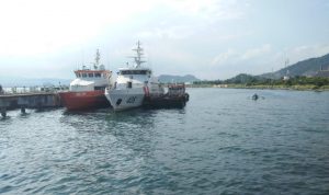 Perairan Lampung. Bakamla RI Amankan Kapal Ilegal Pengangkut BBM