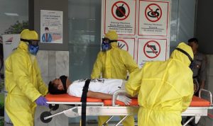 KAI Divre IV Lakukan Simulasi Penanganan Covid-19 di Stasiun Tanjungkarang