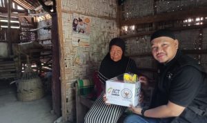ACT Lampung Bagikan 1 Ton Beras Saat Tarhib Ramadan