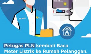 Petugas PLN Kembali Lakukan Catat Meter Ke Rumah Pelanggan