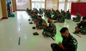 Tingkatkan Keimanan dan Ketakwaan, Prajurit Yonif 8 Marinir Gelar Kauseri Agama Islam
