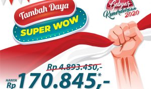 PLN Beri Diskon Tambah Daya “Super Wow” Lewat Gebyar Kemerdekaan 2020