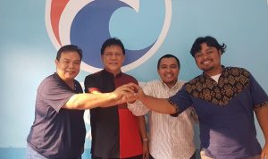 Bertemu jajaran Pimpinan DPW Gelora Lampung, Politisi Senior Abdullah Fadri Tampak Mesra