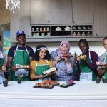 Mahasiswa Internasional IIB Darmajaya Belajar Buat Kue Bermotif Batik