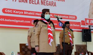 Peringati HUT Pramuka Ke-59, Kwarcab Bandarlampung Bantu Pemerintah Kendalikan Wabah Covid-19