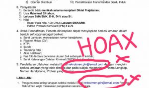 Waspada! Penipuan Rekrutmen Mengatasnamakan PLN