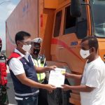 HK Sosialisasi ODOL Kepada Pengendara di Gerbang Tol Bakauheni-Terbanggi