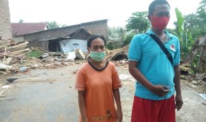 Satu Rumah Roboh di Sumber Rejo, Tidak Ada Korban Jiwa