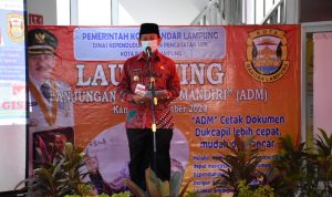 Tingkatkan Pelayanan Data Kependudukan, Disdukcapil Bandarlampung Launching ADM