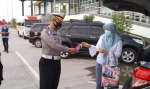 Korlantas Mabes Polri Cek Protokol Kesehatan di Rest Area 87