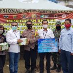 Satgas BUMN Lampung Distribusikan 4.000 Masker Kepada Masyarakat