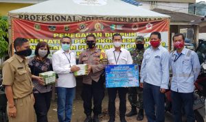 Satgas BUMN Lampung Distribusikan 4.000 Masker Kepada Masyarakat