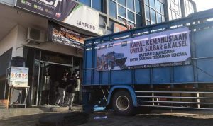 Truk Kemanusiaan ACT Lampung Angkut Bantuan untuk Kalsel dan Sulbar
