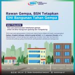 Rawan Gempa, BSN Tetapkan SNI Bangunan Tahan Gempa