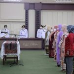 Riana Sari Arinal Lantik 7 Ketua dan Wakil Ketua TP PKK dan Dekranasda Kabupaten/Kota