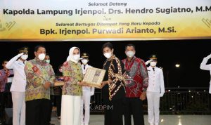 Pisah Sambut Kapolda Lampung, Gubernur Arinal Ajak Irjen Pol. Hendro Sugiatno Bersinergi Membangun Lampung