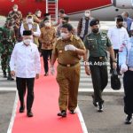 Gubernur Arinal dan Forkopimda Provinsi Lampung Sambut Kunjungan Wapres K.H. Ma’ruf Amin