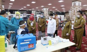 Wapres KH Ma’ruf Amin Nilai Tahapan Vaksinasi di Lampung Sangat Baik