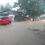 Diguyur Hujan Lebat, Jalan Kepayang Bandar Lampung Terendam Air