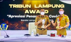 Pemkot Bandar Lampung Sabet Dua Penghargaan di Ajang Tribun Lampung Award 2021