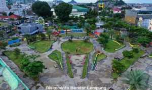Potret Taman Gajah di Kota Bandar Lampung