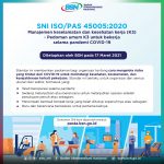 BSN Tetapkan SNI ISO/PAS 45005 : 2020