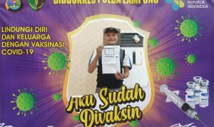 Kadiv Humas GPAN Provinsi Lampung Jalani Vaksinasi Covid-19 Tahap Pertama