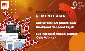 Ditjen Pajak Raih Tiga penghargaan Gold Winner