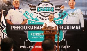 Pelantikan IMBI Lampung 2021-2024, Gubernur Arinal Berharap Para Mogers Jadi Teladan Patuhi Peraturan Lalu Lintas dan Bangkitkan Pariwisata Daerah