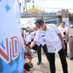 Peringati Bulan Mutu Karantina 2021, Pemprov dan BIKPM-KKP Lampung Tebar Benih Ikan Sehat Bermutu