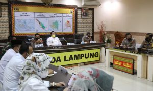 Rakor Lintas Sektoral 2021, Gubernur Lampung Bersama Kapolda Ikuti Arahan Kapolri Jenderal Listyo Sigit Prabowo Terkait Kesiapan Pengamanan Idul Fitri 1442 H