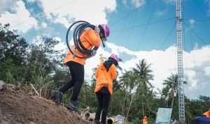 Ikut Dirikan Tower Listrik Darurat di NTT, Ini Kiprah Dua Srikandi PLN