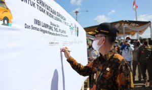 Cegah Meluasnya Penyebaran Covid-19, Pemprov Lampung Lakukan Ikar Bersama Komunitas Kendaraan untuk Tidak Mudik Lebaran