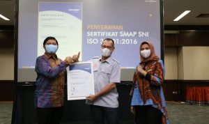 Komitmen Wujudkan Budaya Bersih dari Korupsi, PT. Pos Indonesia Raih SNI Sistem Manajemen Anti Penyuapan