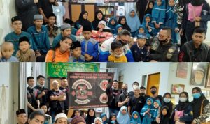 All Bikers Lampung Bersama Bikers Brotherood Berbagi di Panti Asuhan Ar-Ra’uf Syahira