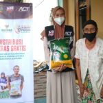 Jelang Lebaran, Baznas Kota Bandar Lampung bersama ACT Bagikan Beras Gratis untuk 2000 Penerima Manfaat