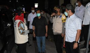 Jelang Larangan Mudik, Walkot Bandar Lampung Bersama Forkopimda Cek Posko Penyekatan