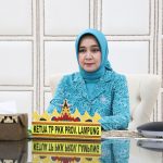 Ketua TP PKK Lampung Tutup Rakerda PKK Tahun 2021