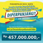 Waktu Pendaftaran Lomba Desain Rumah dari FABA Diperpanjang Hingga 17 Juni 2021