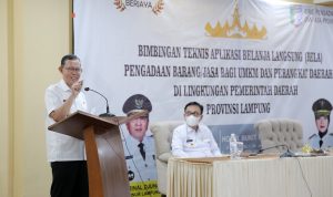 Gubernur Arinal Ajak UMKM Sukseskan Aplikasi Belanja Langsung/Bela Pengadaan agar Lebih Berperan dalam Era Go Digital