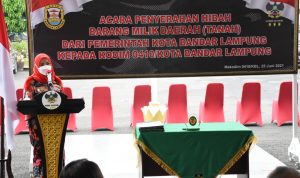 Jalin Sinergitas, Pemkot Bandar Lampung Berikan Bantuan Tanah Hibah ke Kodim 0410/KBL