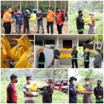 LKKS Provinsi Lampung dan SKIn Lampung Bagikan Sembako Door to Door di Kabupaten Pesawaran