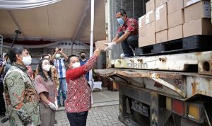 Bangkit dari Pandemi Covid-19, Gubernur Lampung Lepas Ekspor Perdana Produk Cokelat Krakakoa ke Singapura