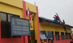 Puluhan Rumah di Kecamatan Panjang Diterjang Angin Puting Beliung