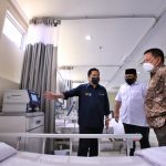Gubernur Arinal Bersama Menteri BUMN dan Menag Tinjau Asrama Haji Lampung sebagai Rumah Sakit Darurat Covid-19