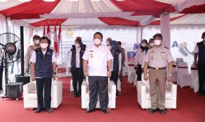 Gubernur Lampung Hadiri Launching Ekspor Komoditas Pertanian yang Dilakukan Serentak oleh Presiden Jokowi ke 61 Negara