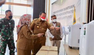 Gubernur Lampung Terima Bantuan Oksigen Konsentrator dari Tanoto Foundation untuk Penanganan Pasien Covid-19