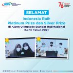 Membanggakan, Tim Pelajar Indonesia Raih Platinum Prize dan Silver Prize pada Olimpiade Standar Internasional 2021